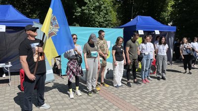 У Полтаві влаштували забіг у пам’ять про полеглих воїнів 116-ї бригади ТрО