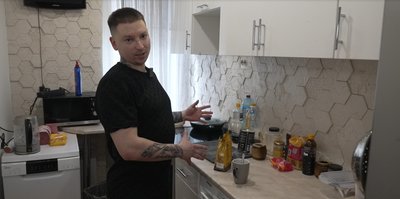 Павло Гомон, ветеран, кухня Павло Гомон, ветеран, кухня
