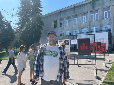 Благодійна виставка, Нікіта Тітов, Тернопільщина, липень 2024 Благодійна виставка, Нікіта Тітов, Тернопільщина, липень 2024