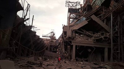 Атакований РФ завод «Каметсталь» у Кам’янському повністю зупинив роботу — Метінвест Атакований РФ завод «Каметсталь» у Кам’янському повністю зупинив роботу — Метінвест