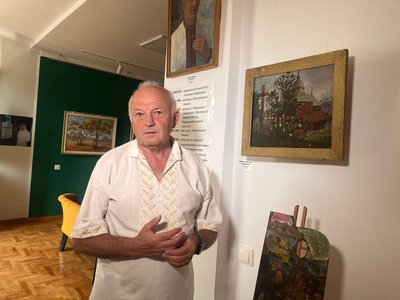 Виставка картин, живопис, Володимир Савчак, липень 2024 Виставка картин, живопис, Володимир Савчак, липень 2024