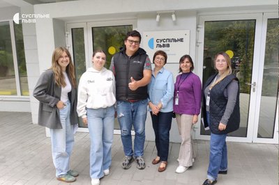 Гіперлокальних кореспондентів Суспільне Львів навчали працювати з голосом Гіперлокальних кореспондентів Суспільне Львів навчали працювати з голосом