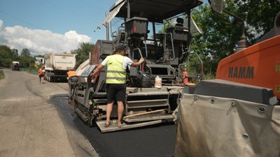 Ремонт дороги, М19, Теребовля, Тернопільщина, 8 червня 2026 року Ремонт дороги, М19, Теребовля, Тернопільщина, 8 червня 2026 року