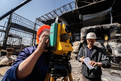 Відновлювальні роботи на Харківській ТЕЦ-5 в Харківській області, 12 квітня 2024 року Відновлювальні роботи на Харківській ТЕЦ-5 в Харківській області, 12 квітня 2024 року