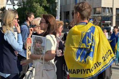 На Майдані Незалежності вшанували пам'ять загиблих морпіхів На Майдані Незалежності вшанували пам'ять загиблих морпіхів