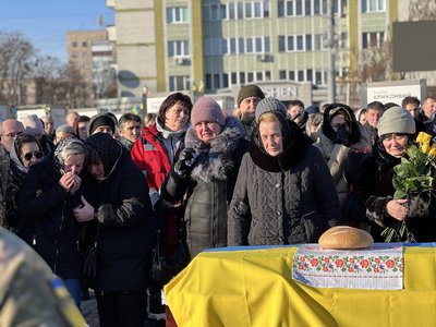 З військовим Петром Веленцем попрощалися у Рівному З військовим Петром Веленцем попрощалися у Рівному