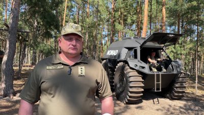 Болотохід для бійців, які обороняють північний кордон Рівненщини