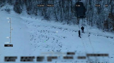 Місце, де водій позашляховика намагався прорватися через кордон з Румунією Місце, де водій позашляховика намагався прорватися через кордон з Румунією