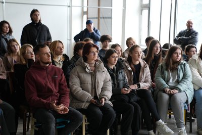 Студенти під час майстеркласу Студенти під час майстеркласу