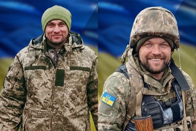 Загиблі військові Микола Незвиський із Суховерхова на Буковині, Володимир Гуда з Миколаївщини, з яким прощання у Хотині Загиблі військові Микола Незвиський із Суховерхова на Буковині, Володимир Гуда з Миколаївщини, з яким прощання у Хотині
