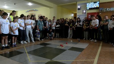 Взяли приклад зі Швеції: у Черкасах провели турнір з гри в боча для дітей з інвалідністю Взяли приклад зі Швеції: у Черкасах провели турнір з гри в боча для дітей з інвалідністю