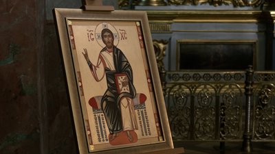 Спасо-Преображенському собору в Чернігові передали ікону, яку відтворили за середньовічними печатками Спасо-Преображенському собору в Чернігові передали ікону, яку відтворили за середньовічними печатками