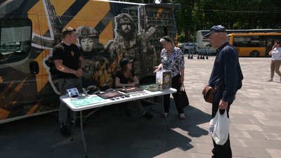 Зустріч представників 3-ї штурмової бригади з чернігівцями 22 травня 2024 року Зустріч представників 3-ї штурмової бригади з чернігівцями 22 травня 2024 року