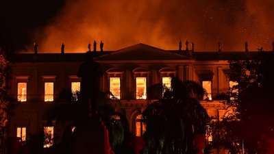 Пожежа в Національному музеї Бразилії Пожежа в Національному музеї Бразилії