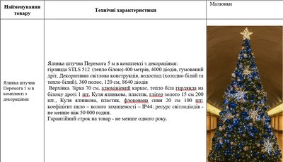 Планують витратити 3,4 млн грн. КП у Дніпрі оголосило тендер на закупівлю новорічних декорацій та ілюмінації Планують витратити 3,4 млн грн. КП у Дніпрі оголосило тендер на закупівлю новорічних декорацій та ілюмінації
