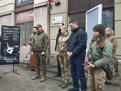 Відкриття центру рекрутингу 67 бригади Відкриття центру рекрутингу 67 бригади