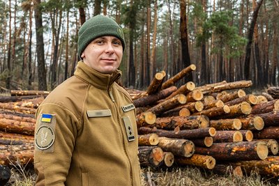 Боєць Національної гвардії з позивним "Бумер"