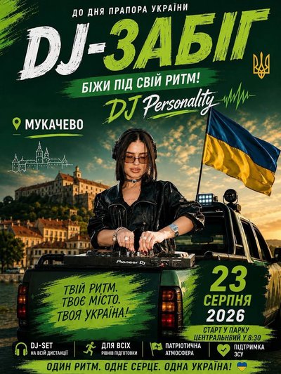 У Мукачеві проведуть благодійний забіг до Дня Прапора та Дня Незалежності України У Мукачеві проведуть благодійний забіг до Дня Прапора та Дня Незалежності України