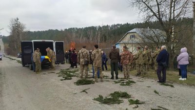 Вишнівецька територіальна громада, похорон, Тернопільщина, Петро Байдецький Вишнівецька територіальна громада, похорон, Тернопільщина, Петро Байдецький