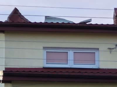 Пошкоджений дах у Ходорові Пошкоджений дах у Ходорові