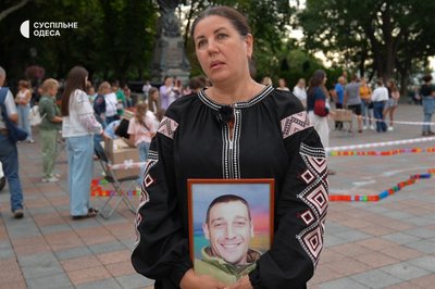 В Одесі відбулася акція пам’яті героїв на Біржовій площі В Одесі відбулася акція пам’яті героїв на Біржовій площі