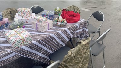Інсталяція на мирній акції Інсталяція на мирній акції