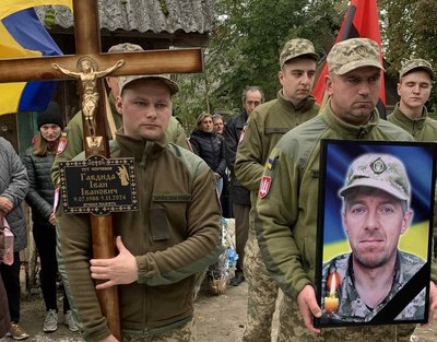 Попрощалися з військовим, Іван Гавдида, Саранчуківської громади, Волощина Попрощалися з військовим, Іван Гавдида, Саранчуківської громади, Волощина