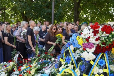 В Ужгороді попрощалися з полеглим захисником Василем Шкобою