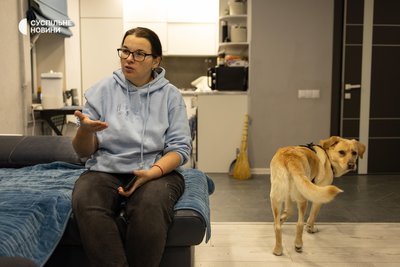 Катерина в своїй квартирі у Києві, 31 січня 2025 року Катерина в своїй квартирі у Києві, 31 січня 2025 року