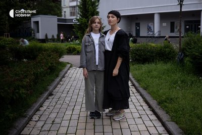 Ольга Бірзул і Захарія Онисько. Київ, 27 травня 2025 року Ольга Бірзул і Захарія Онисько. Київ, 27 травня 2025 року