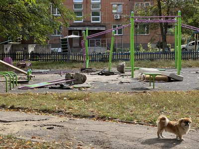 "Машина була перевернута": що розповіли очевидці про руйнування спортмайданчика "Машина була перевернута": що розповіли очевидці про руйнування спортмайданчика