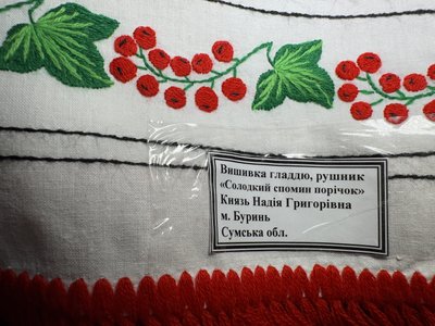 "Моя родина — це мої вишивки": як майстриня з інвалідністю у Бурині створює свої роботи "Моя родина — це мої вишивки": як майстриня з інвалідністю у Бурині створює свої роботи