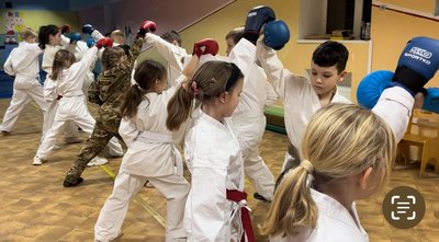 Гурток карате безплатно відвідують діти у ліцеї на Рівненщині Гурток карате безплатно відвідують діти у ліцеї на Рівненщині