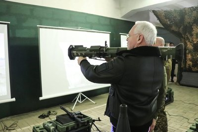 Міський голова Харкова Ігор Терехов, який відвідав відкриття комплексу у бригаді "Спартан" Міський голова Харкова Ігор Терехов, який відвідав відкриття комплексу у бригаді "Спартан"