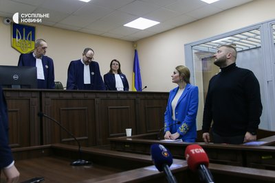 Народна депутатка Анна Скороход на засідання Апеляційної палати ВАКС у Києві, 8 січня 2026 року Народна депутатка Анна Скороход на засідання Апеляційної палати ВАКС у Києві, 8 січня 2026 року