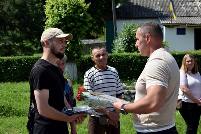 У селі на Черкащині відкрили Алею Слави на честь полеглих захисників