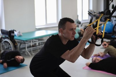Підірвався на двох мінах: у Львові проходить реабілітацію воїн з Донеччини Підірвався на двох мінах: у Львові проходить реабілітацію воїн з Донеччини