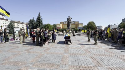 "Його війна почалася з 2014": попрощалися з Максимом Веремейчиком у Рівному "Його війна почалася з 2014": попрощалися з Максимом Веремейчиком у Рівному