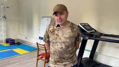 Пацієнт реабілітаційного відділення Віталій Пацієнт реабілітаційного відділення Віталій