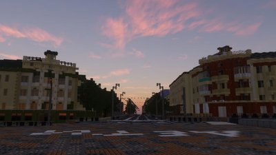 Українські геймери відтворюють Маріуполь в грі Minecraft Українські геймери відтворюють Маріуполь в грі Minecraft