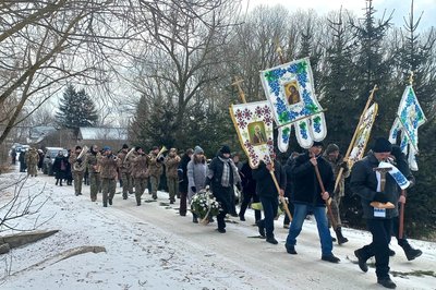Янчук Віктор, похоронна процесія, траурна колона Янчук Віктор, похоронна процесія, траурна колона