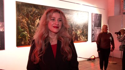 Відреставровану картину "Битва під Оршею" презентували у Рівненському обласному краєзнавчому музеї