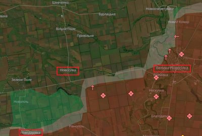 Чи окупували російські війська Велику Новосілку на Донеччині Чи окупували російські війська Велику Новосілку на Донеччині
