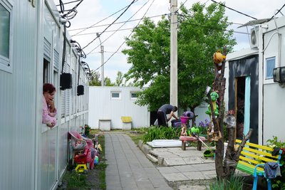 Модульне містечко для переселенців у Харкові Модульне містечко для переселенців у Харкові