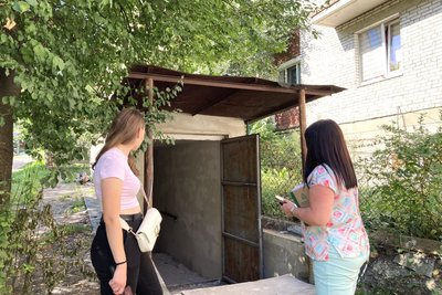 Ремонт укриття на вулиці Шевченка Ремонт укриття на вулиці Шевченка