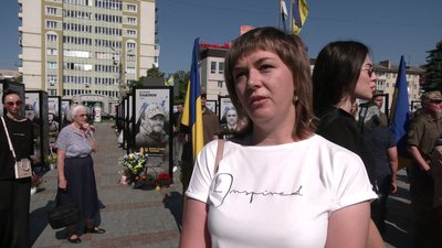 Посестра бійця Ірина Пурхака Посестра бійця Ірина Пурхака