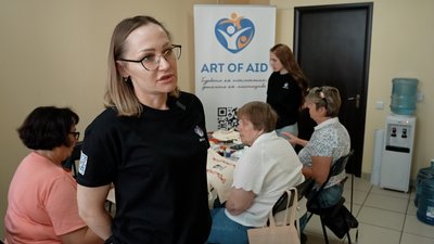 Заступниця голови ГО "ART OF AID" Катерина Артьомова Дніпро Заступниця голови ГО "ART OF AID" Катерина Артьомова Дніпро
