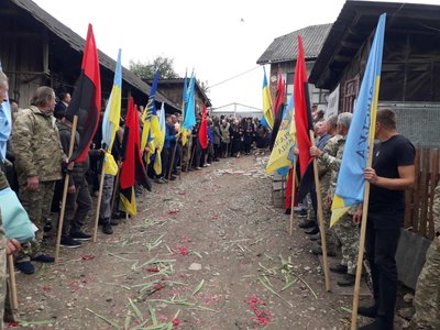 Володимир Новоринський, прощання з військовим, ЗСУ, Тернопільщина, червень 2024 Володимир Новоринський, прощання з військовим, ЗСУ, Тернопільщина, червень 2024