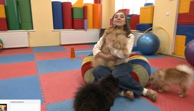 Ірина Солан-Осьмак, каністерапія, центр реабілітації Ірина Солан-Осьмак, каністерапія, центр реабілітації