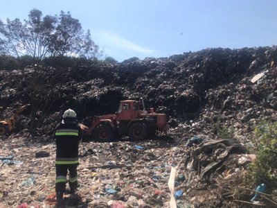 пожежа на сміттєзвалищі, тернопільщина